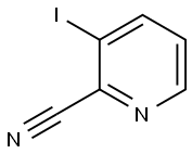 3-IODOPYRIDINE-2-CARBONITRILE Struktur