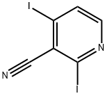 2,4-DIIODOPYRIDINE-3-CARBONITRILE Struktur