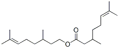 3,7-dimethyl-6-octenyl 3,7-dimethyloct-6-enoate 结构式