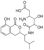 3-amino-4,5-dihydroxy-5-[[1-(8-hydroxy-1-oxo-isochroman-3-yl)-3-methyl -butyl]carbamoyl]pentanoic acid Structure
