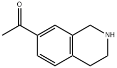 7-乙酰基四氢异喹啉 结构式