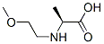 Alanine, N-(2-methoxyethyl)- (9CI) Structure