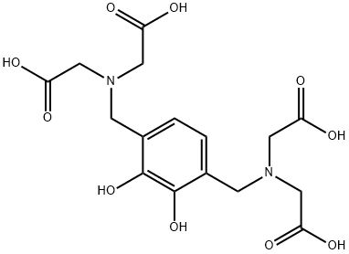 catechol-3,6-bis(methyleneiminodiacetic acid) Struktur