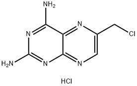 6-（氯甲基）蝶啶-2,4-二胺一盐酸盐 结构式