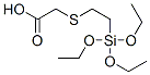 [2-(Triethoxysilyl)ethylthio]acetic acid Struktur