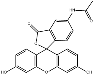 acetamidofluorescein Struktur