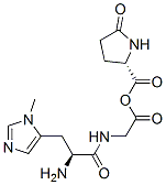 pyroglutamyl-3-methylhistidyl-glycine Struktur