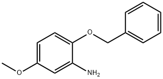 5-Methoxy-2-(phenylmethoxy)benzenamine 化学構造式