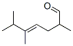 2,5,6-trimethylhept-4-enal Struktur