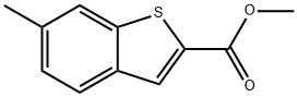 6-METHYL-BENZO[B]THIOPHENE-2-CARBOXYLIC ACID METHYL ESTER Struktur