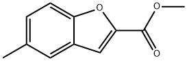 METHYL 5-METHYLBENZOFURAN-2-CARBOXYLATE Struktur
