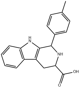 1H-pyrido[3,4-b]indole-3-carboxylic acid, 2,3,4,9-tetrahyd Struktur