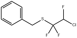 benzyl-2-chloro-1,1,2-trifluoroethyl sulfide 结构式