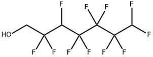 1H,1H,3H,7H-パーフルオロヘプタン-1-オール 化学構造式