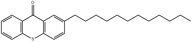 2-dodecyl-9H-thioxanthen-9-one Struktur
