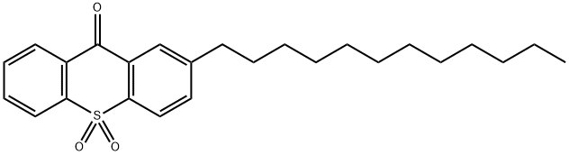 2-dodecyl-9H-thioxanthen-9-one 10,10-dioxide Struktur