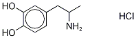 3,4-Dihydroxy-α-methylbenzeneethanamine Structure