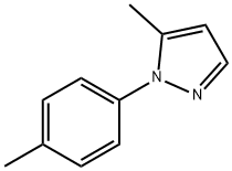 5 -甲基- 1 -对甲苯基- 1H -吡唑, 828-87-5, 结构式