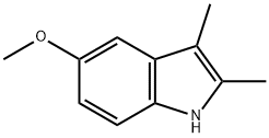 5-メトキシ-2,3-ジメチル-1H-インドール 化学構造式
