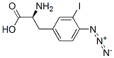 4-Azido-3-iodophenylalanine Structure