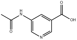 5-ACETAMIDONICOTINIC ACID 化学構造式