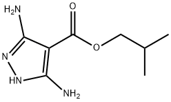 1H-Pyrazole-4-carboxylicacid,3,5-diamino-,2-methylpropylester(9CI)|