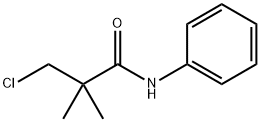 3-氯-2,2-二甲基-N-苯基丙酰胺 结构式