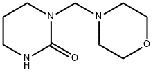 1-morpholinomethyl-tetrahydro-1(1H)-pyrimidinone 结构式