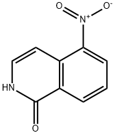5-NITRO-1(2H)-ISOQUINOLINONE Structure