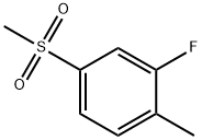 2-Fluoro-4-(Methylsulfonyl)toluene Struktur