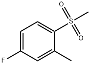 4-Fluoro-2-methyl-1-(methylsulphonyl)benzene Structure