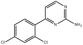 4-(2,4-DICHLOROPHENYL)PYRIMIDIN-2-AMINE Structure