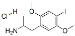 (+/-)-1-(2,5-DIMETHOXY-4-IODOPHENYL)-2-AMINOPROPANE HYDROCHLORIDE Struktur