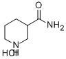 PIPERIDINE-3-CARBOXAMIDE HYDROCHLORIDE Structure