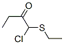 2-Butanone,  1-chloro-1-(ethylthio)- Struktur