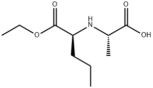 N-[(S)-1-Carbethoxy-1-butyl]-(S)-alanine Structure