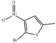 2-溴-5-甲基-3-硝基噻吩, 82834-45-5, 结构式