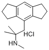 1,2,3,5,6,7-Hexahydro-N,alpha,alpha-trimethyl-s-indacene-4-ethanamine  hydrochloride Struktur