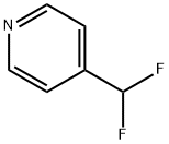 4-(ジフルオロメチル)ピリジン 化学構造式