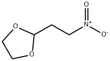 2-(2-ニトロエチル)-1,3-ジオキソラン 化学構造式