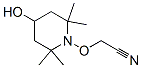 Acetonitrile, [(4-hydroxy-2,2,6,6-tetramethyl-1-piperidinyl)oxy]- (9CI) Structure