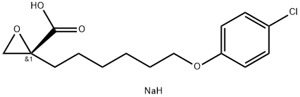 (R)-(+)-Etomoxir sodium salt Structure