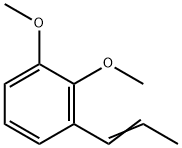 1,2-ジメトキシ-3-(1-プロペニル)ベンゼン 化学構造式