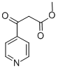 3-(4-吡啶基)-3-氧代丙酸甲酯 结构式