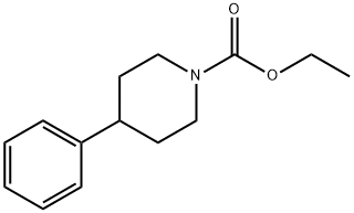 1-Piperidinecarboxylic acid, 4-phenyl-, ethyl ester Structure