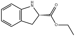 (S)-INDOLINE-2-CARBOXYLIC ACID ETHYL ESTER
 Struktur