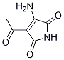 3-acetyl-4-aMino-1H-Pyrrole-2,5-dione Struktur