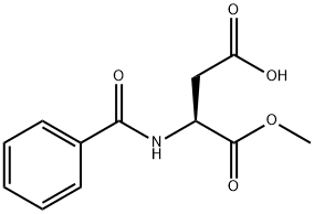 (S)-3-苯甲酰胺-4-甲氧基-4-氧代丁酸, 82933-21-9, 结构式