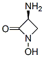 2-Azetidinone,3-amino-1-hydroxy-,(3S)-(9CI) Structure