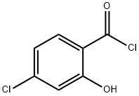 Benzoyl chloride, 4-chloro-2-hydroxy- (9CI) Struktur